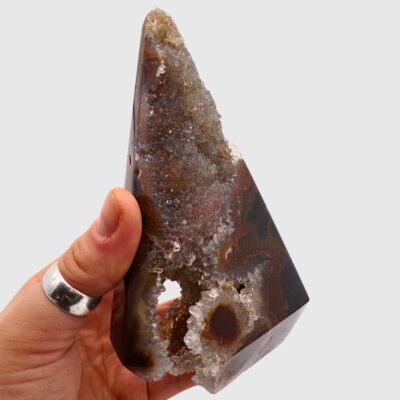 Druzy Agate Cone Point (135mm) - Image 4