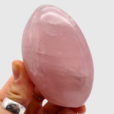 Rose Quartz Polished Freeform (80mm x 65mm) - Image 3