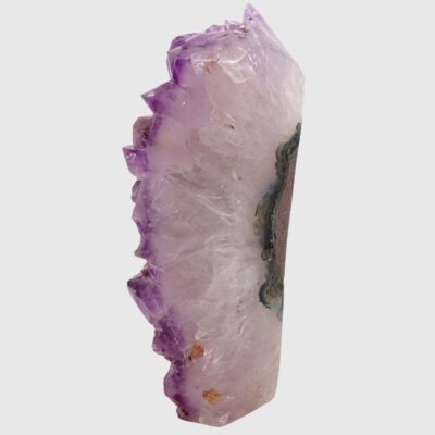 Part-Polished Brazilian Amethyst Point (135mm x 50mm) - Image 2