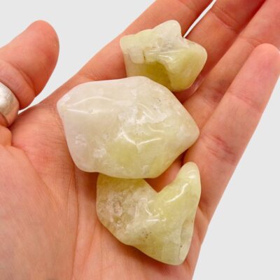 Sulphur In Quartz Nuggets x 3 (92g) - Image 3