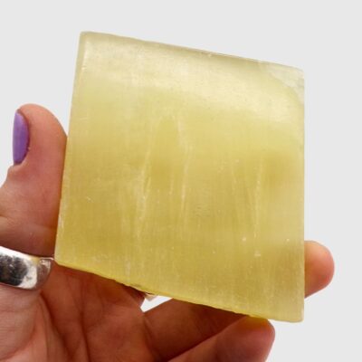 Lemon Calcite Slice (70mm x 60mm) - Image 3
