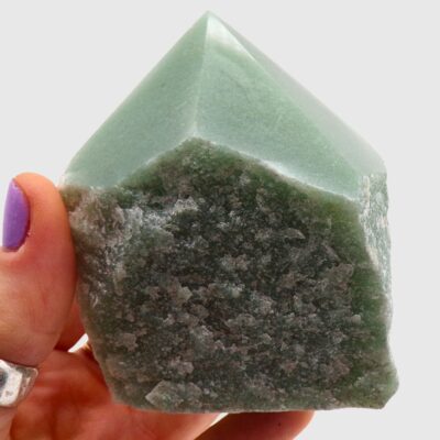 Green Aventurine Cut Base Point (80mm) - Image 3