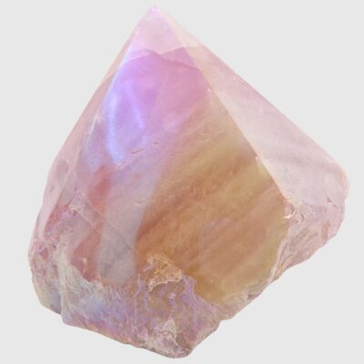 Aura Rose Quartz Cut Base Point (65mm) - Image 3