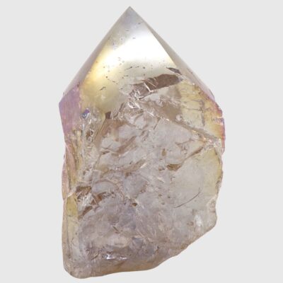 Aura Smoky Quartz Cut Base Point (100mm) - Image 2