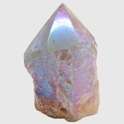 Wholesale Aura Smoky Quartz Cut Base Point