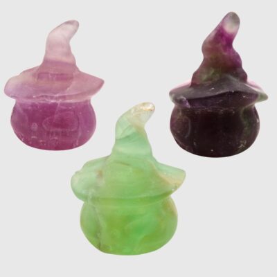 Wholesale Fluorite Pumpkin Witches