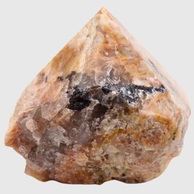 Wholesale Peach Moonstone Cut Base Point