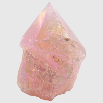 Aura Rose Quartz Cut Base Point (100mm) - Image 2