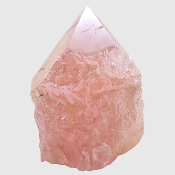 Wholesale Aura Rose Quartz Cut Base Point