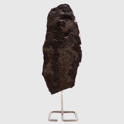 Snowy Citrine Druze On Metal Stand - Image 4