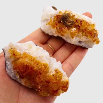 Citrine Druze Formations x 2 (308g) - Image 3