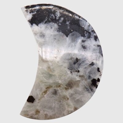 Rainbow Moonstone Moon (70mm x 50mm) - Image 2